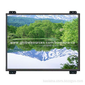 Self-developed 20-inch open-frame LCD monitor with VGA input used in industrial area